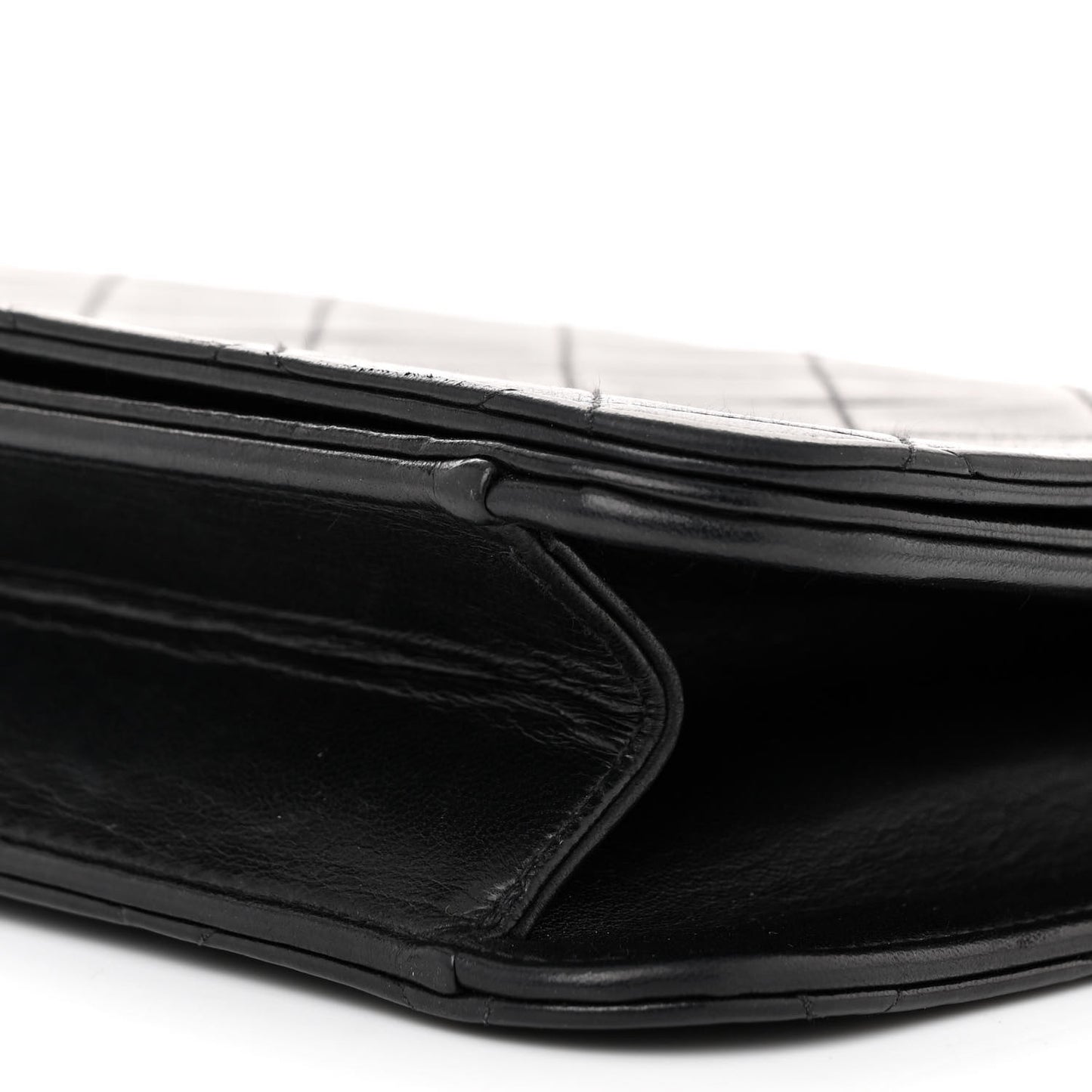 Lambskin Quilted Small Single Flap Bag Black