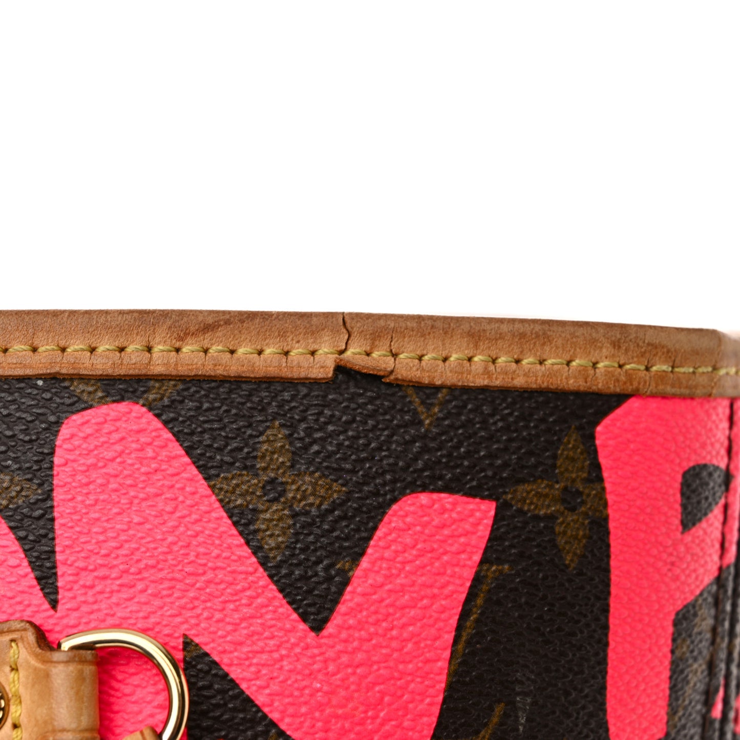 Monogram Graffiti Neverfull GM Fuchsia