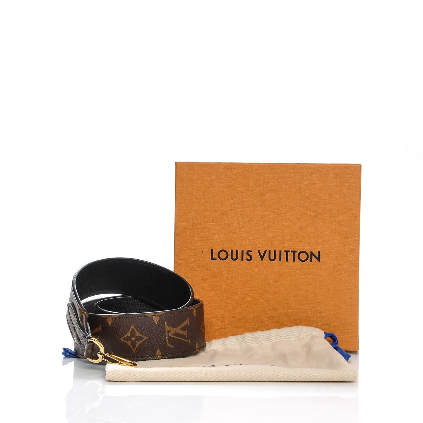 Monogram Bandouliere Shoulder Strap Black