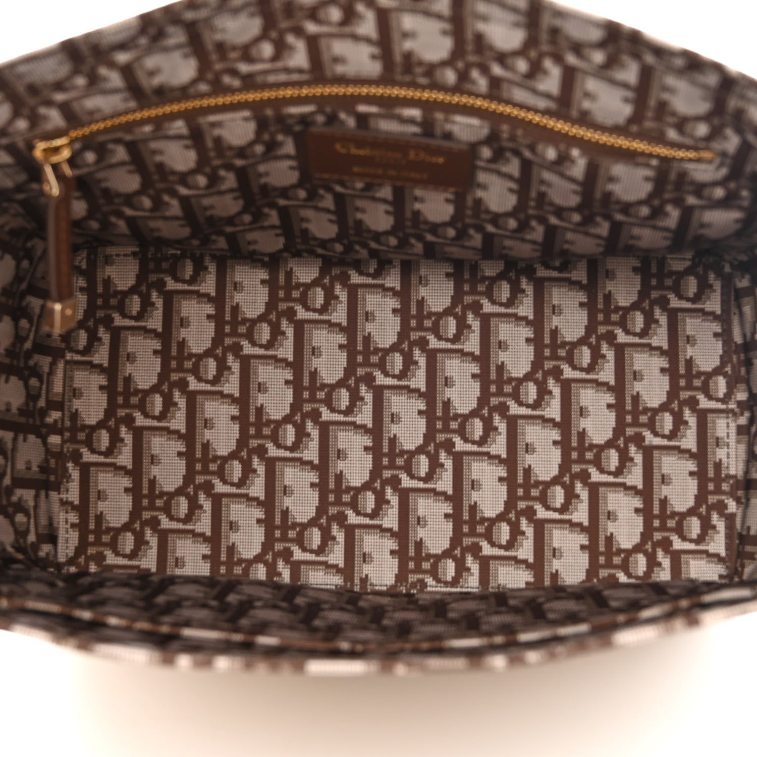 Christian Dior Woven Raffia Floral Embellished Small Book Tote Natural 10 of 15