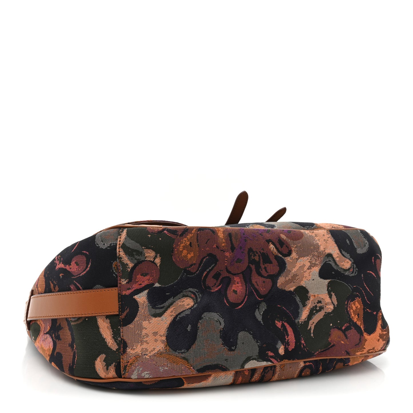 X Peter Doig Denim Soft Camouflage Saddle Bag