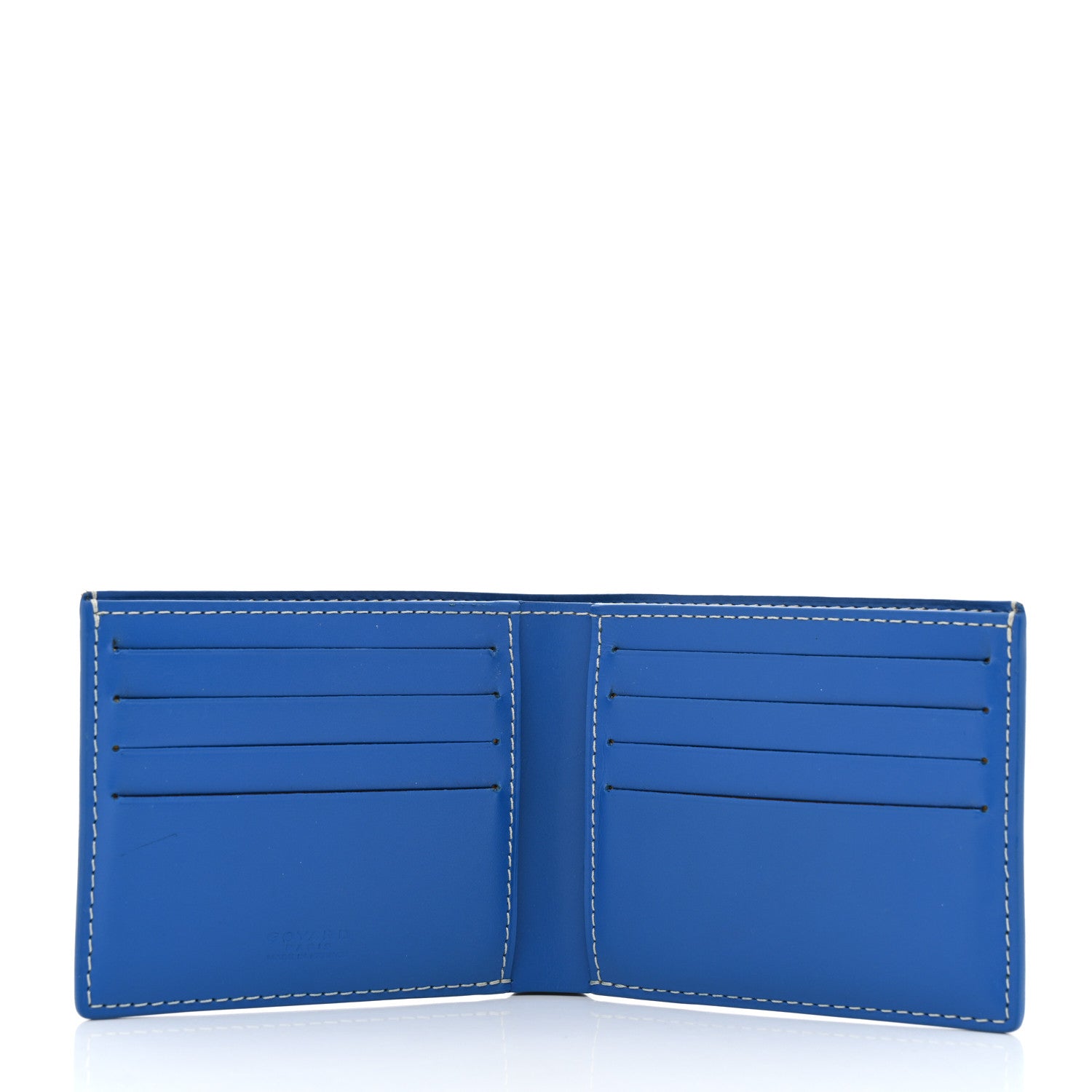 Goyard Goyardine Bi-Fold Victoire PM Wallet Sky Blue 5 of 8