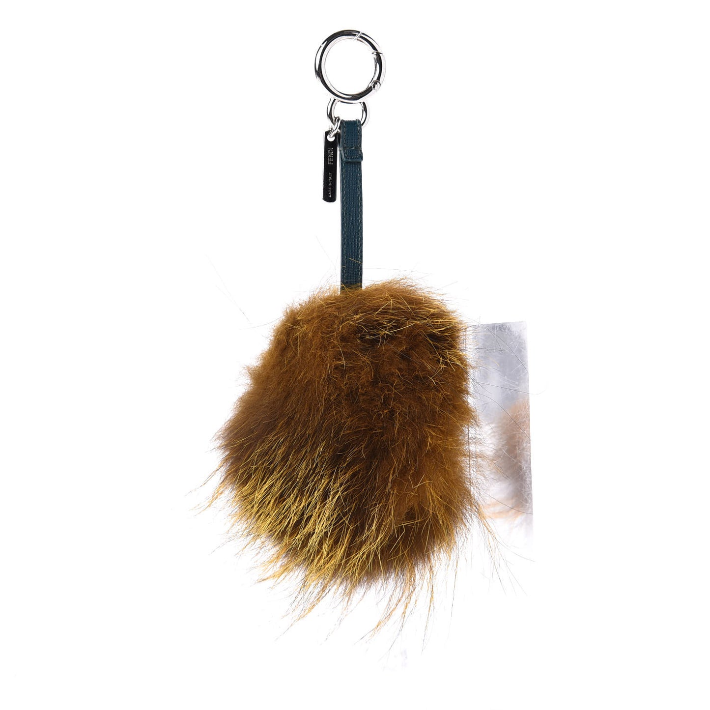 Fox Fur Vitello Lucy Junior Mini Monster Bag Bug Charm Ocean Multicolor Giallo