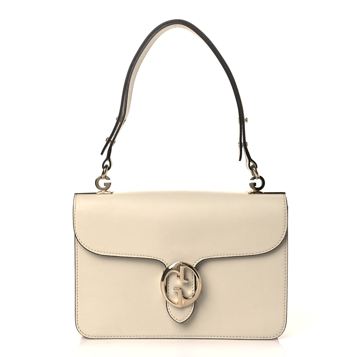 Calfskin Medium 1973 Shoulder Flap Bag Ivory