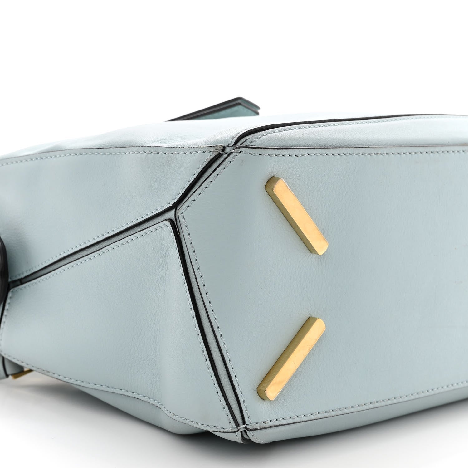 Loewe Calfskin Small Puzzle Bag Light Blue 9 of 12