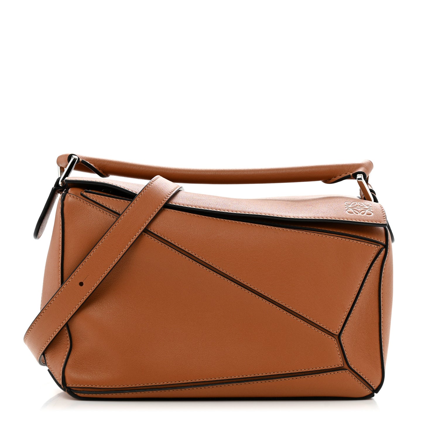 Calfskin Small Puzzle Bag Tan