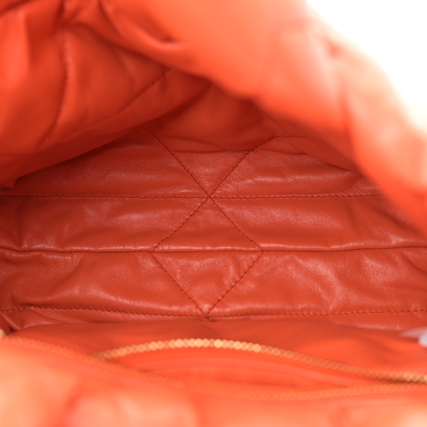 Nappa Padded System Small Tote Bag Arancio