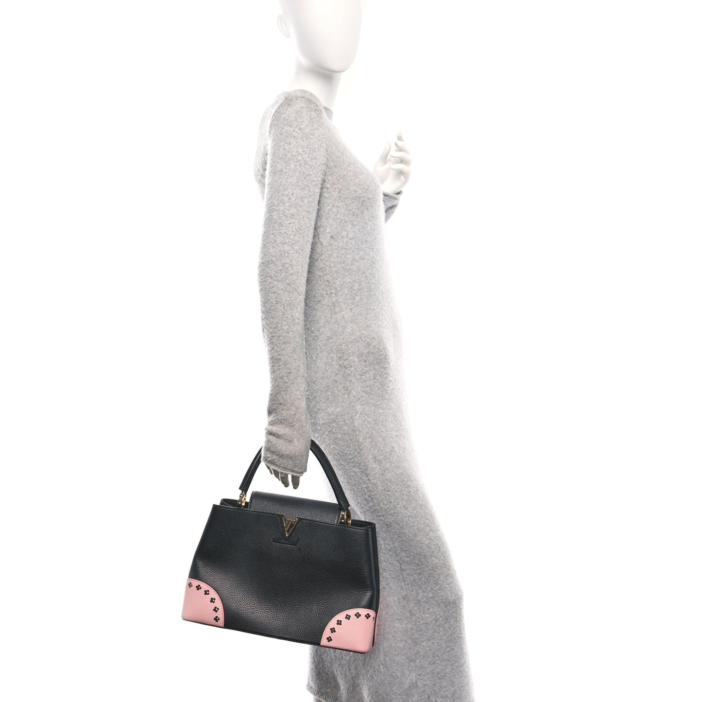 Taurillon Flowers Capucines GM   Black