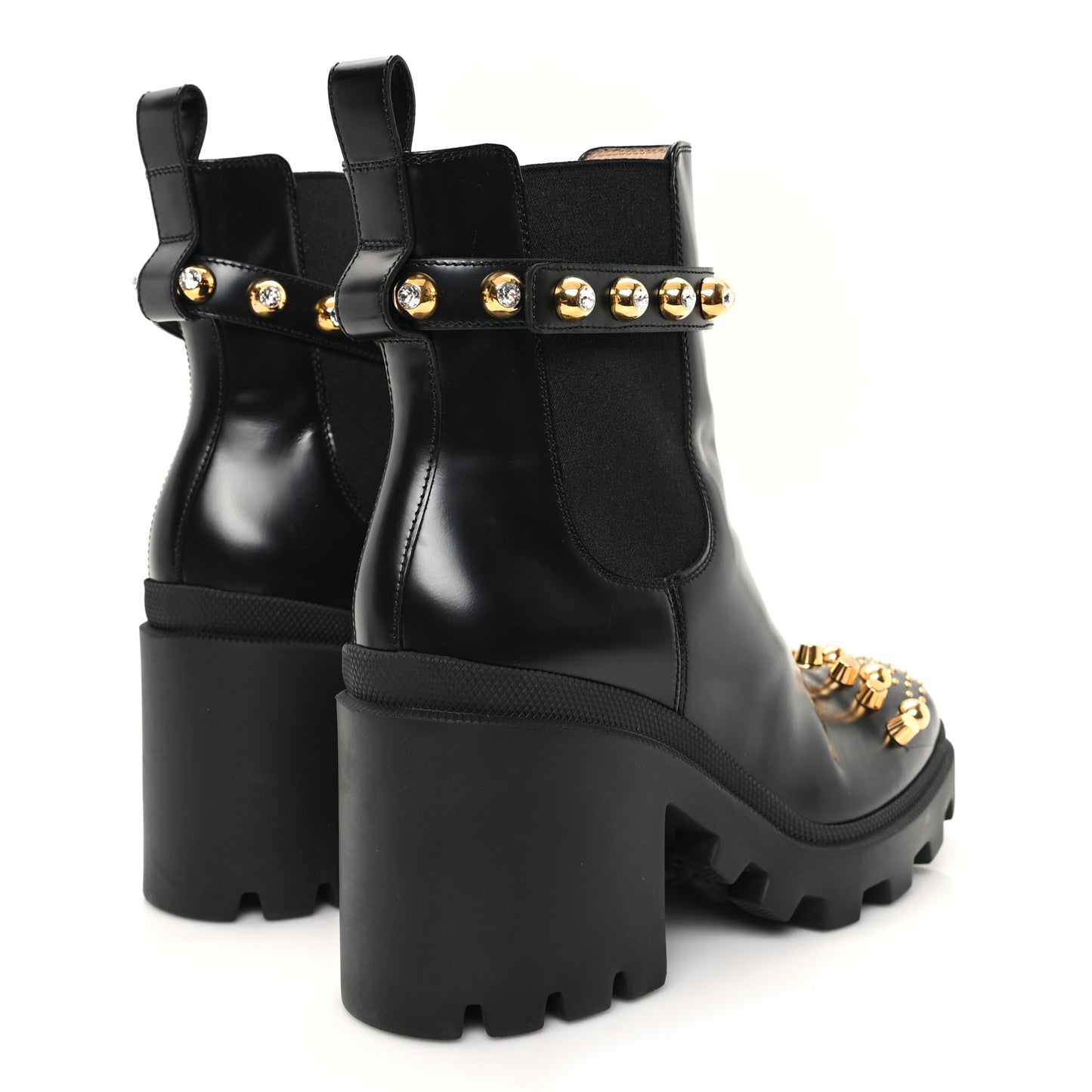 Calfskin Magnum Combat Boots 40 Black