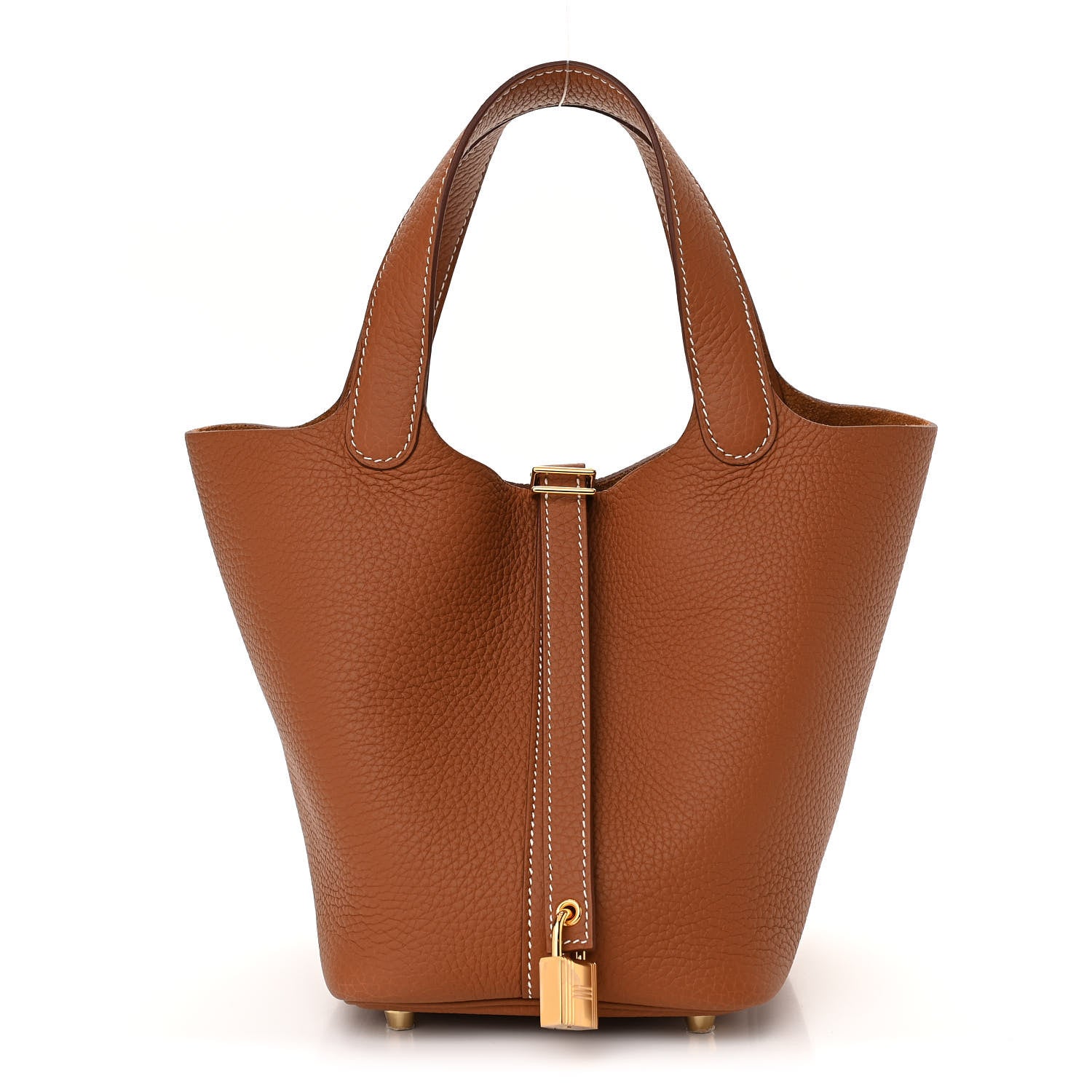 Hermes Taurillon Clemence Picotin Lock 18 PM Gold 1 of 9