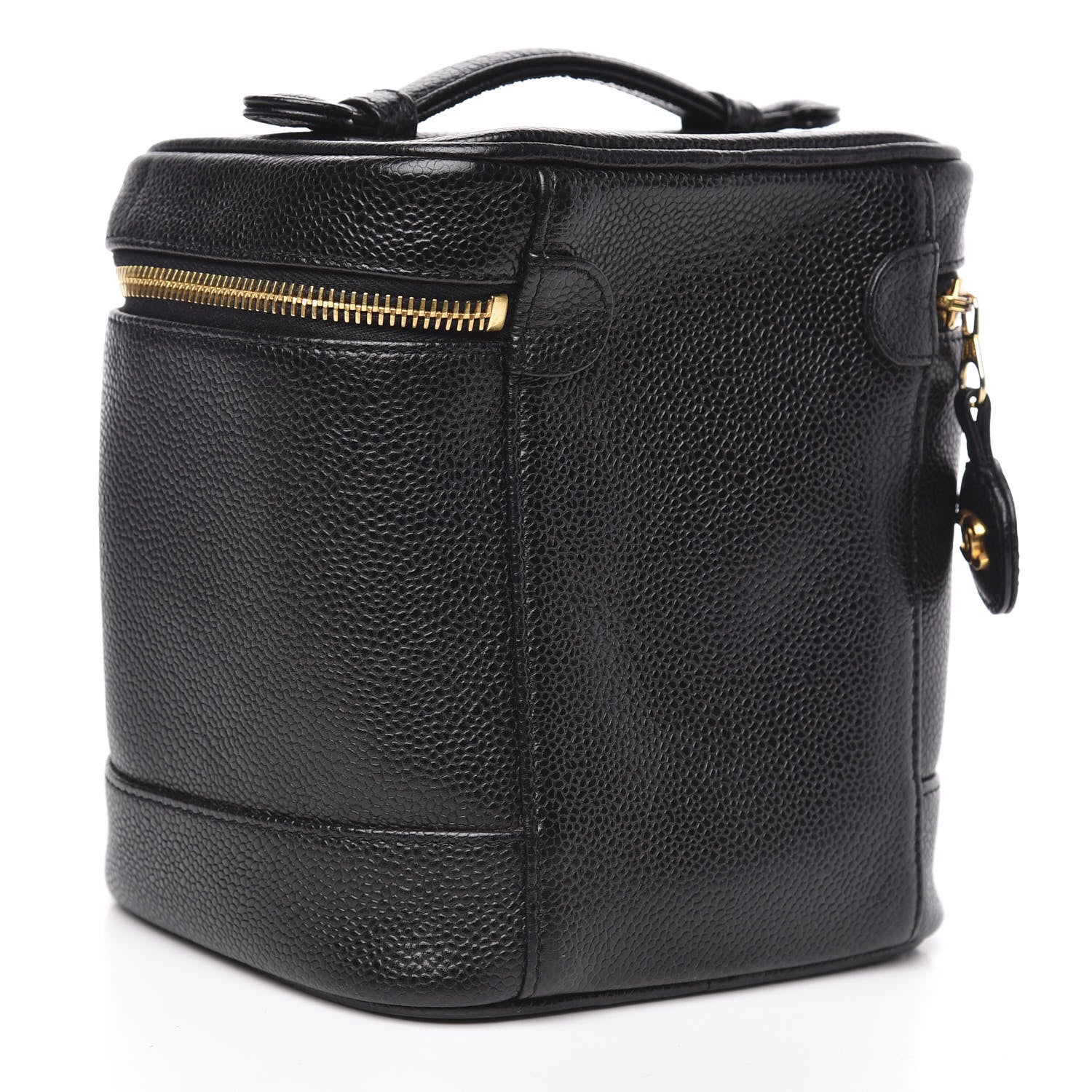 Chanel Caviar Vanity Cosmetic Case Black 3 of 11