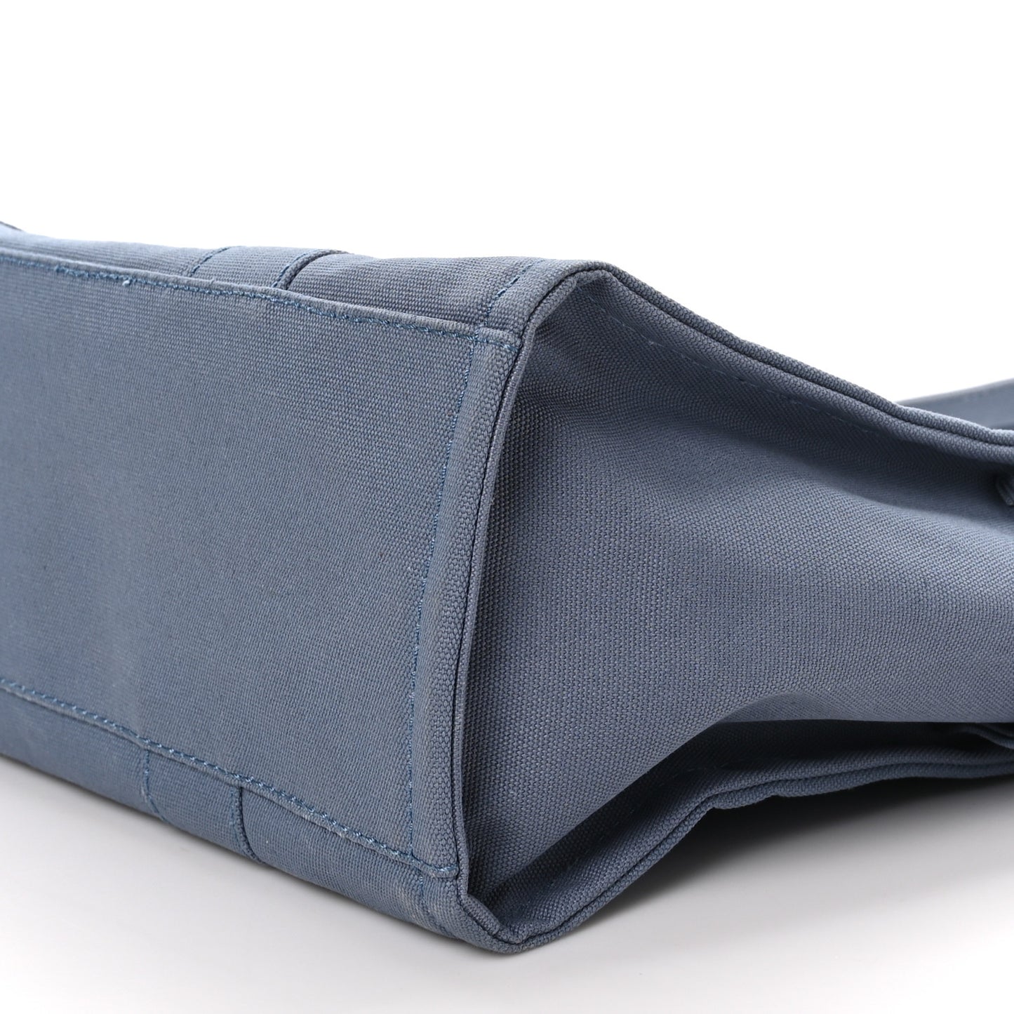 Cotton Canvas The Traveler Tote Bag Blue