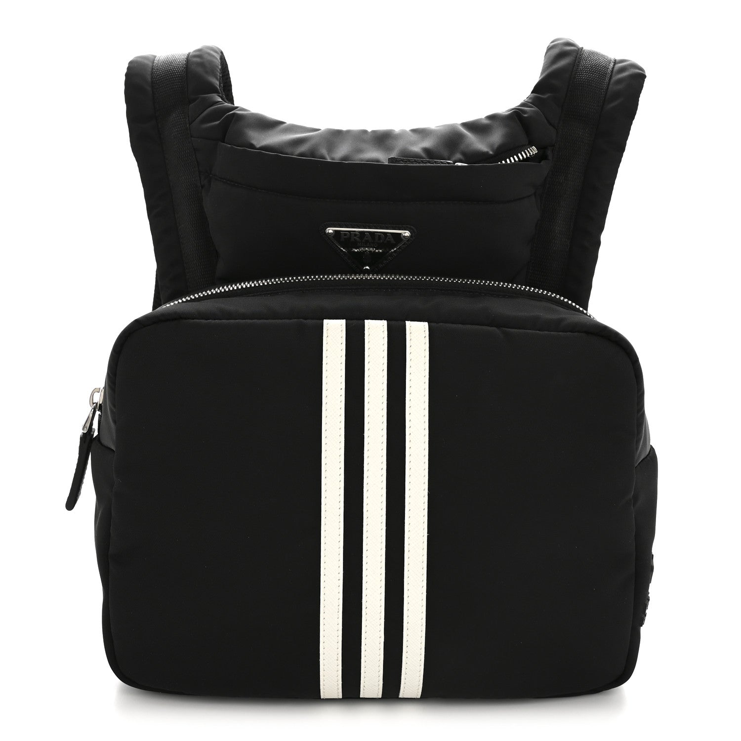 adidas collab backpack Prada X ADIDAS Re-Nylon Backpack Black 1838205 – FASHIONPHILE