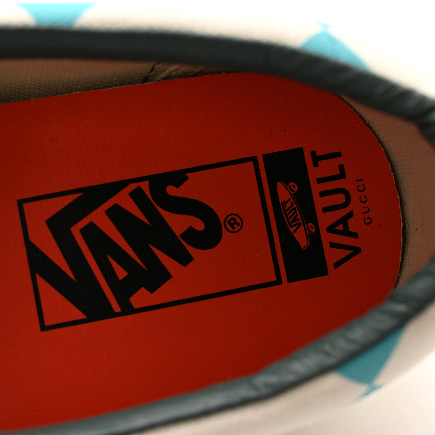 X Vans Vault Beaded Flower Mens Classic Slip On Sneakers 7 Blue Multicolor