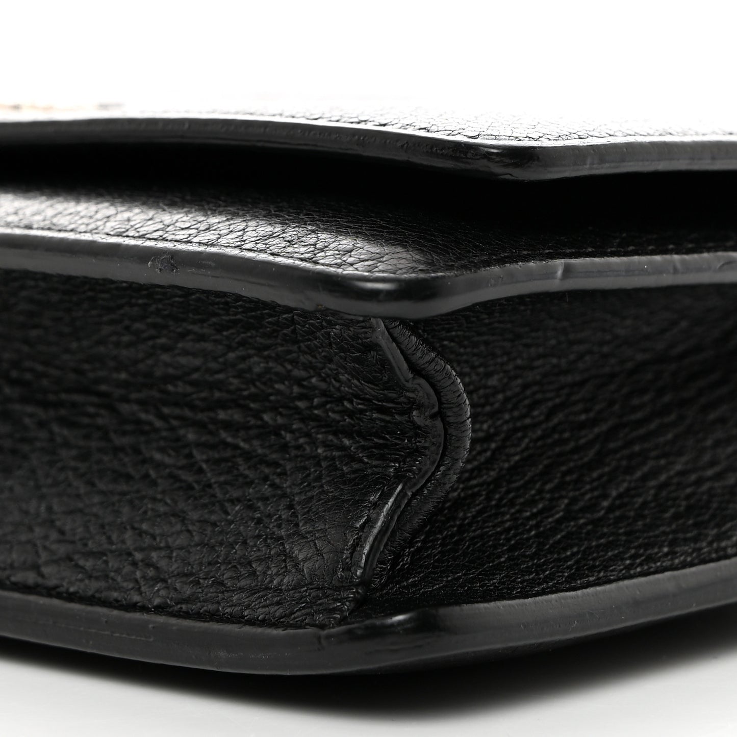 Sugar Goatskin Pandora Chain Wallet Black