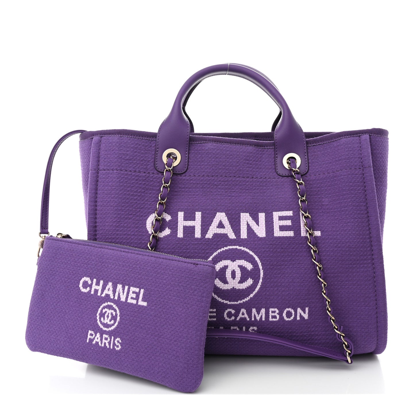Mixed Fibers Small Deauville Tote Purple