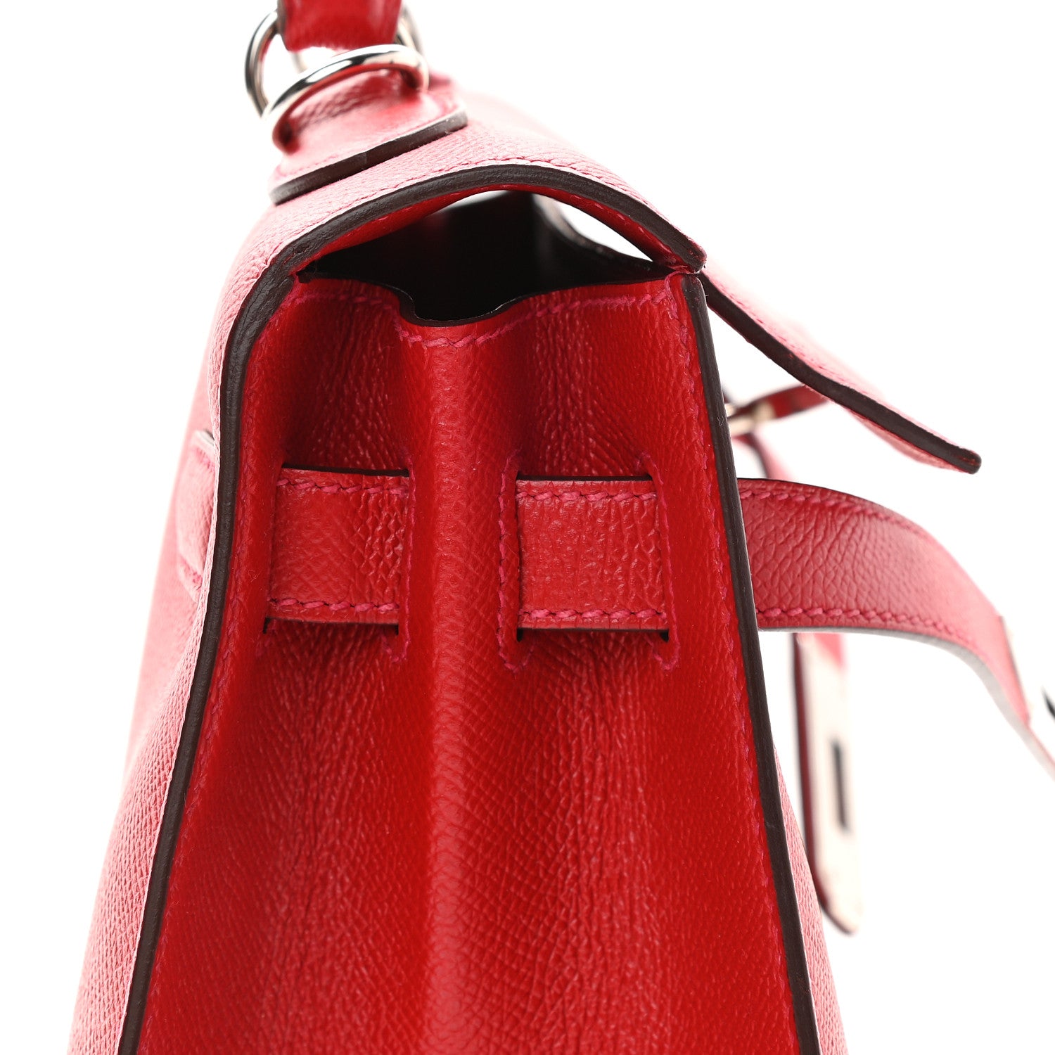 Hermes Epsom Kelly Sellier 32 Rouge Casaque 16 of 29