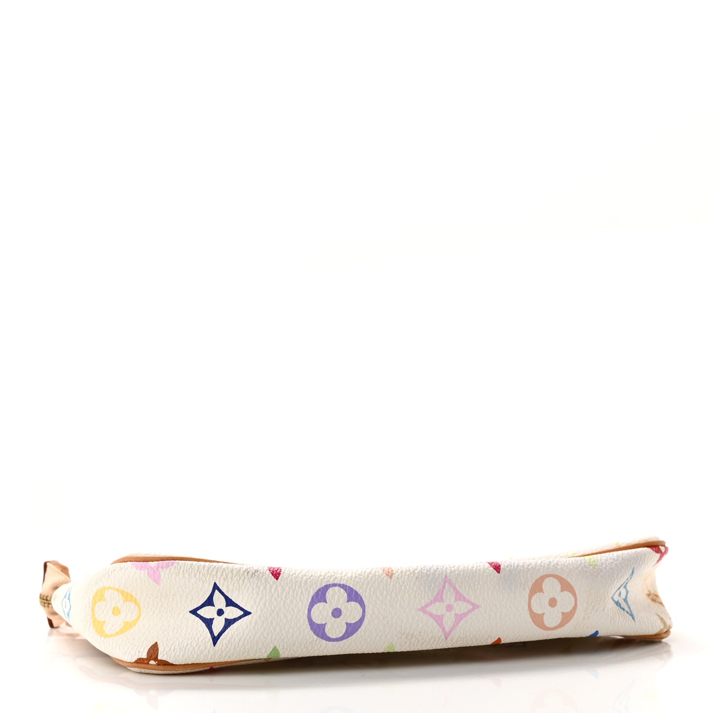 Monogram Multicolor Pochette Accessories White
