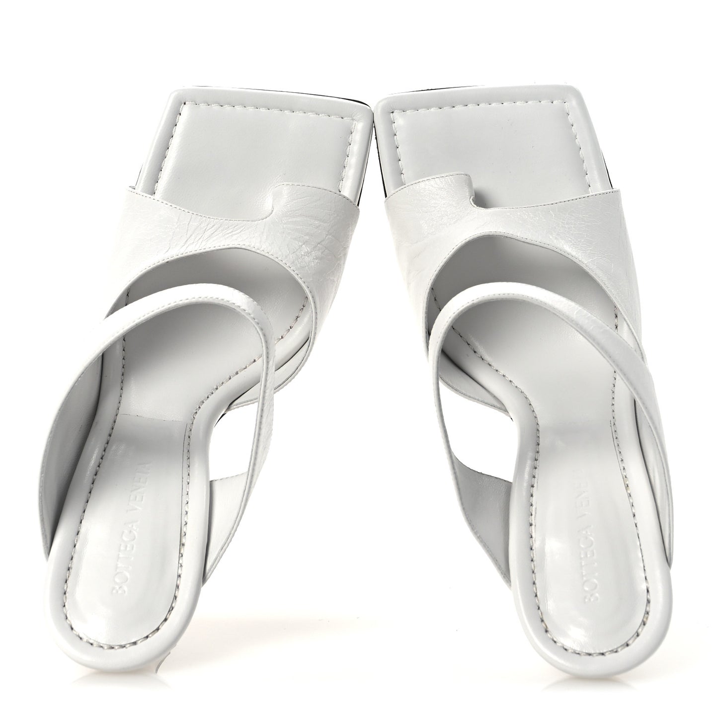 Nappa Crunch Lux Sandals 39.5 Optic White