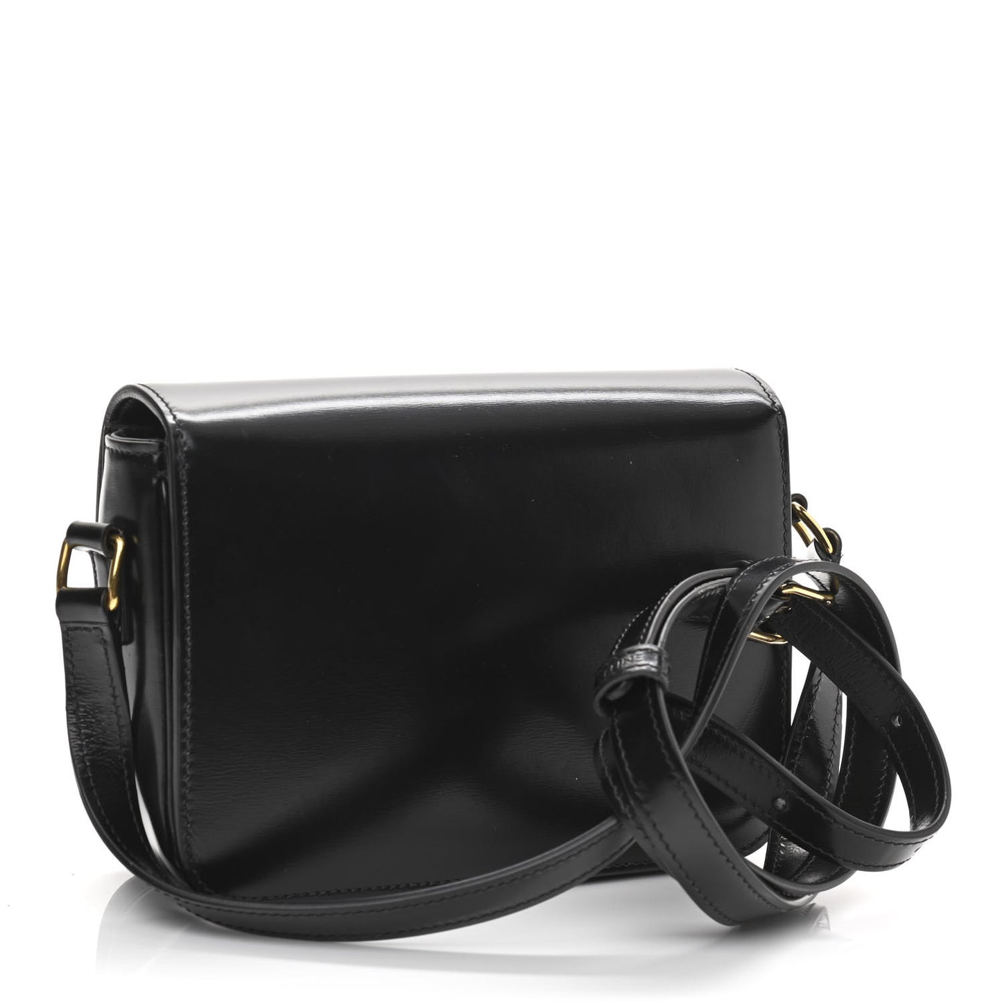 Shiny Calfskin Teen Triomphe Black