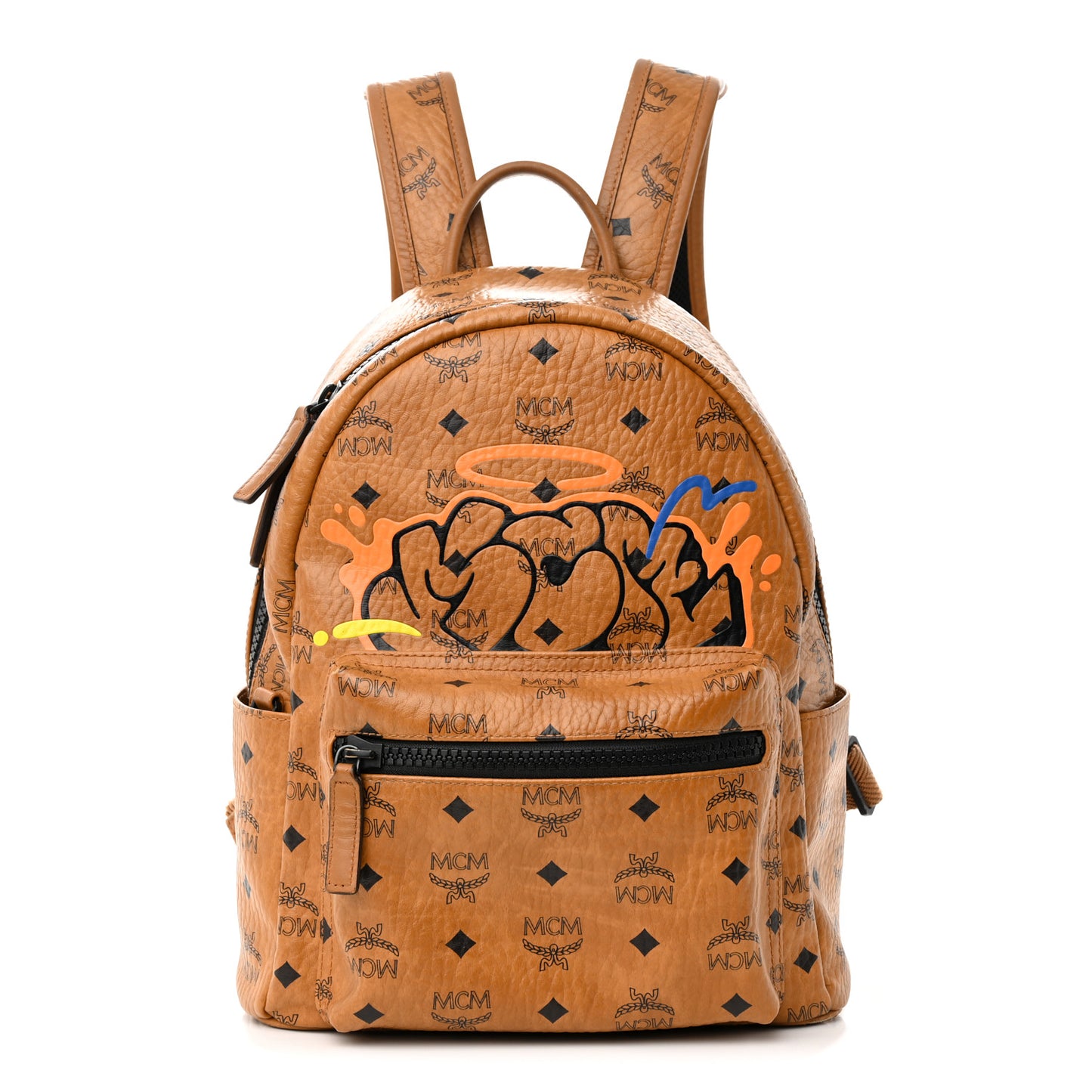 X SAMBYPEN Visetos Small Stark Backpack Cognac