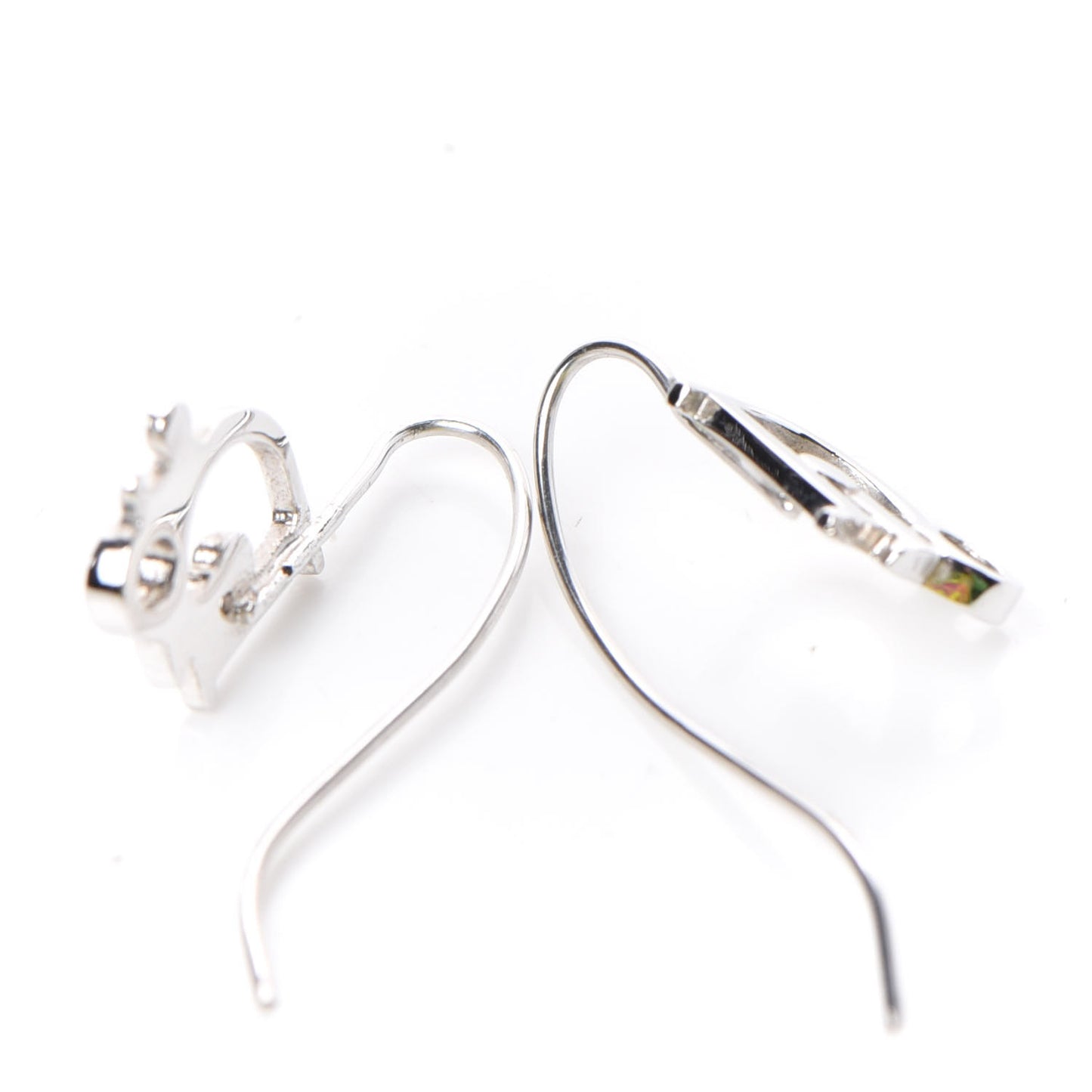 Logo Earrings Silver