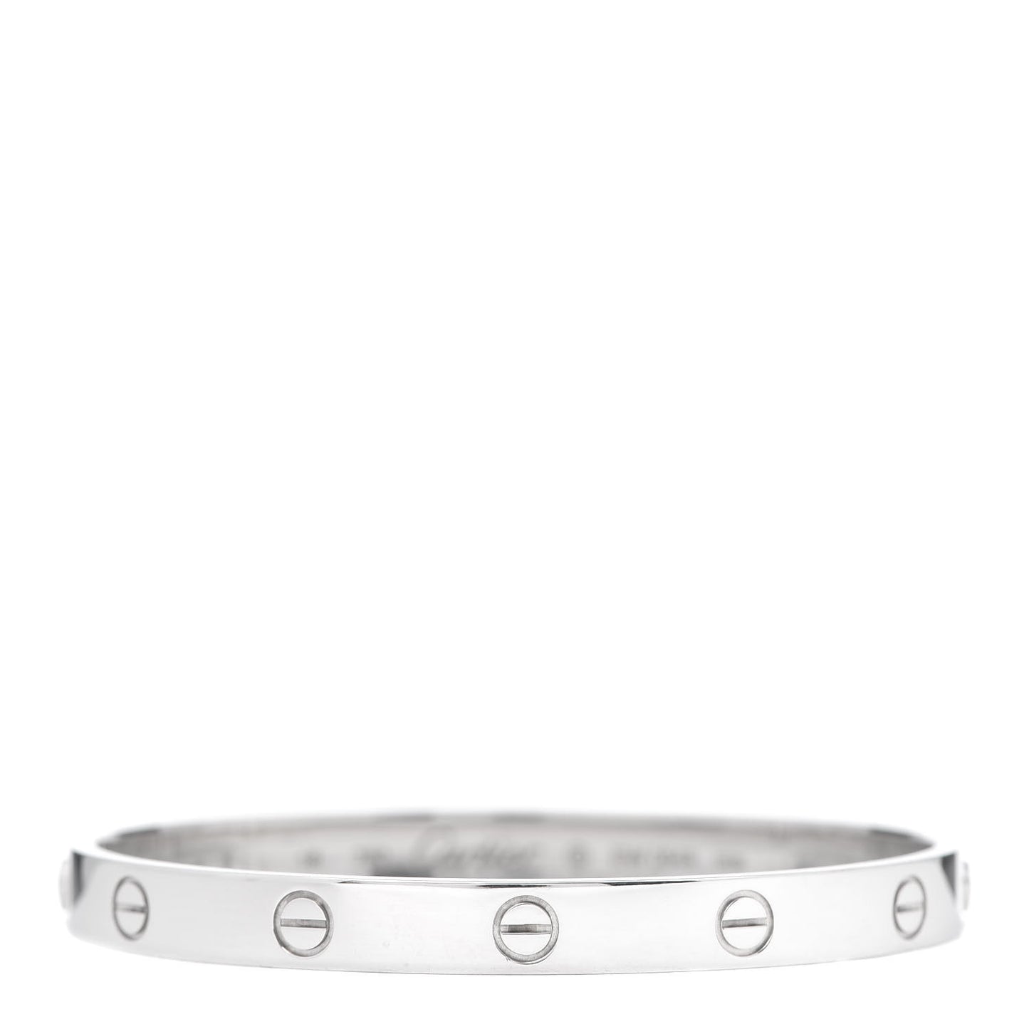 18K White Gold LOVE Bracelet 18