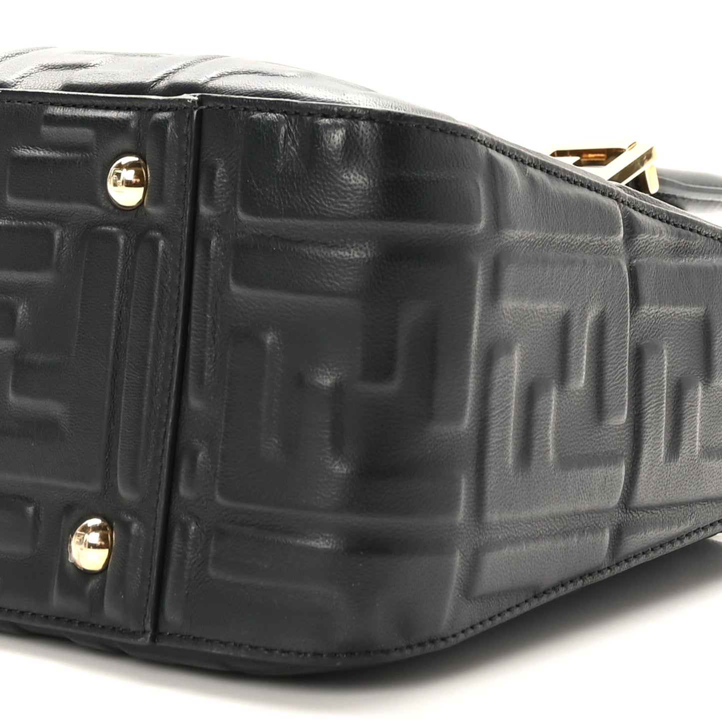 Nappa FF 1974 Embossed Small FF Tote Black