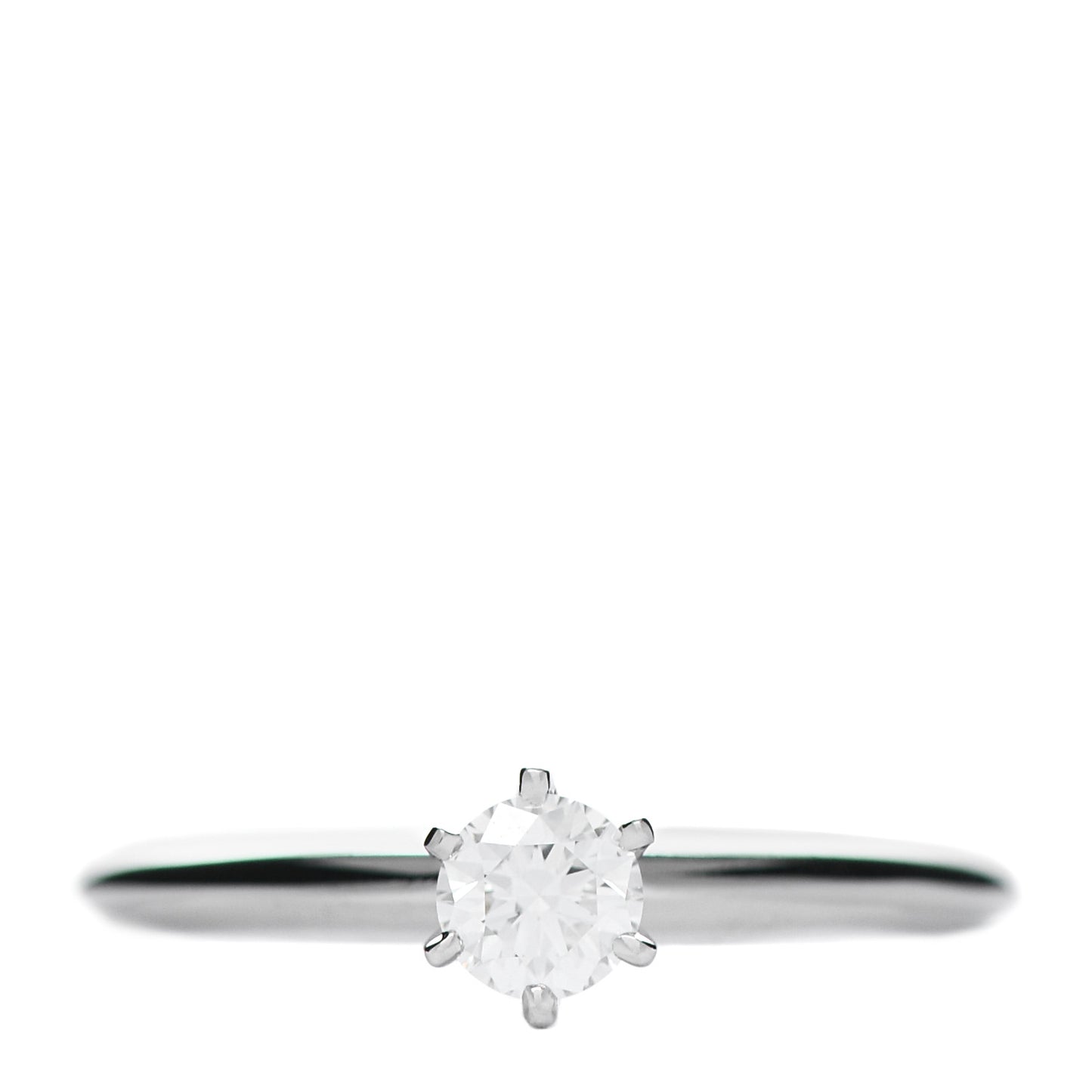 Platinum Diamond .22ct Solitaire Engagement Ring 47 4
