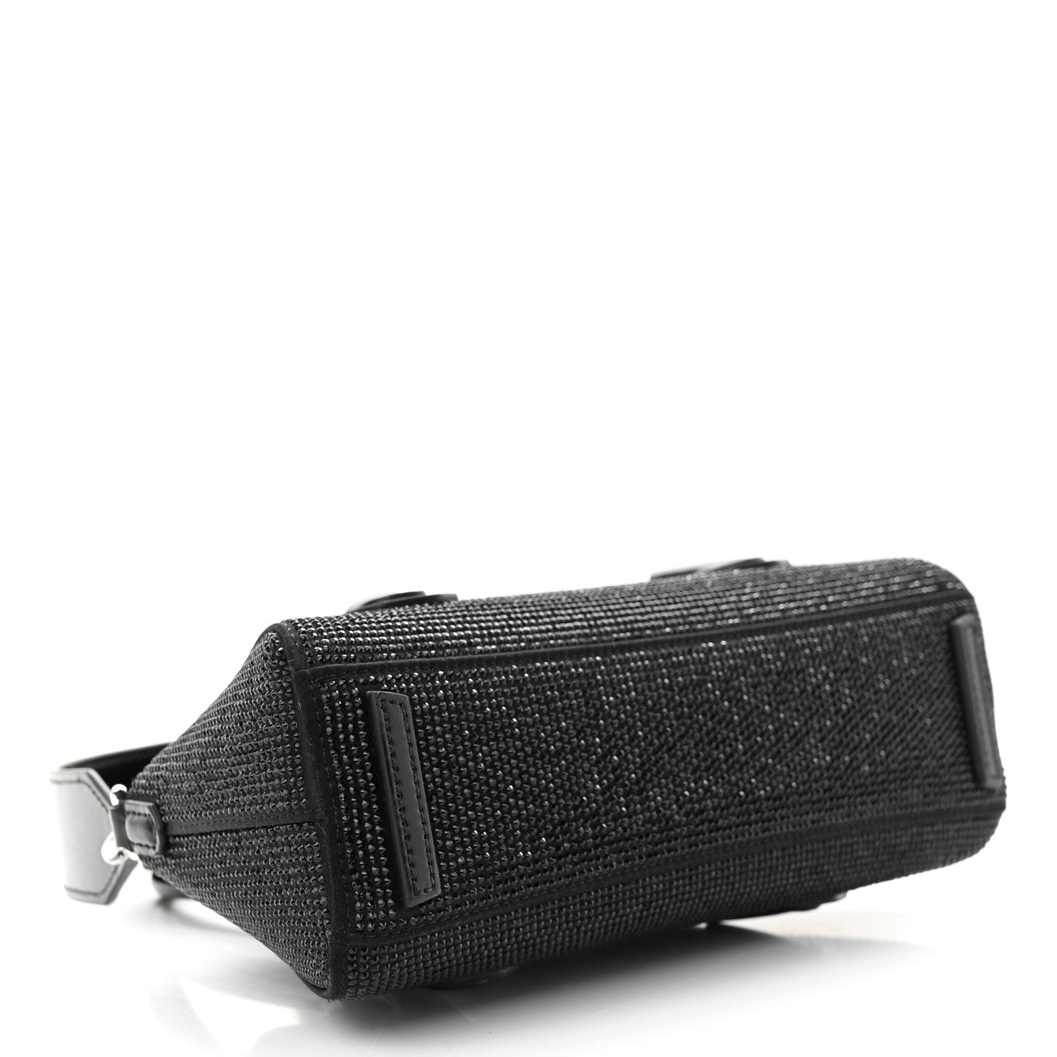 Givenchy Lambskin Satin Strass Mini Antigona Stretch Black 4 of 9
