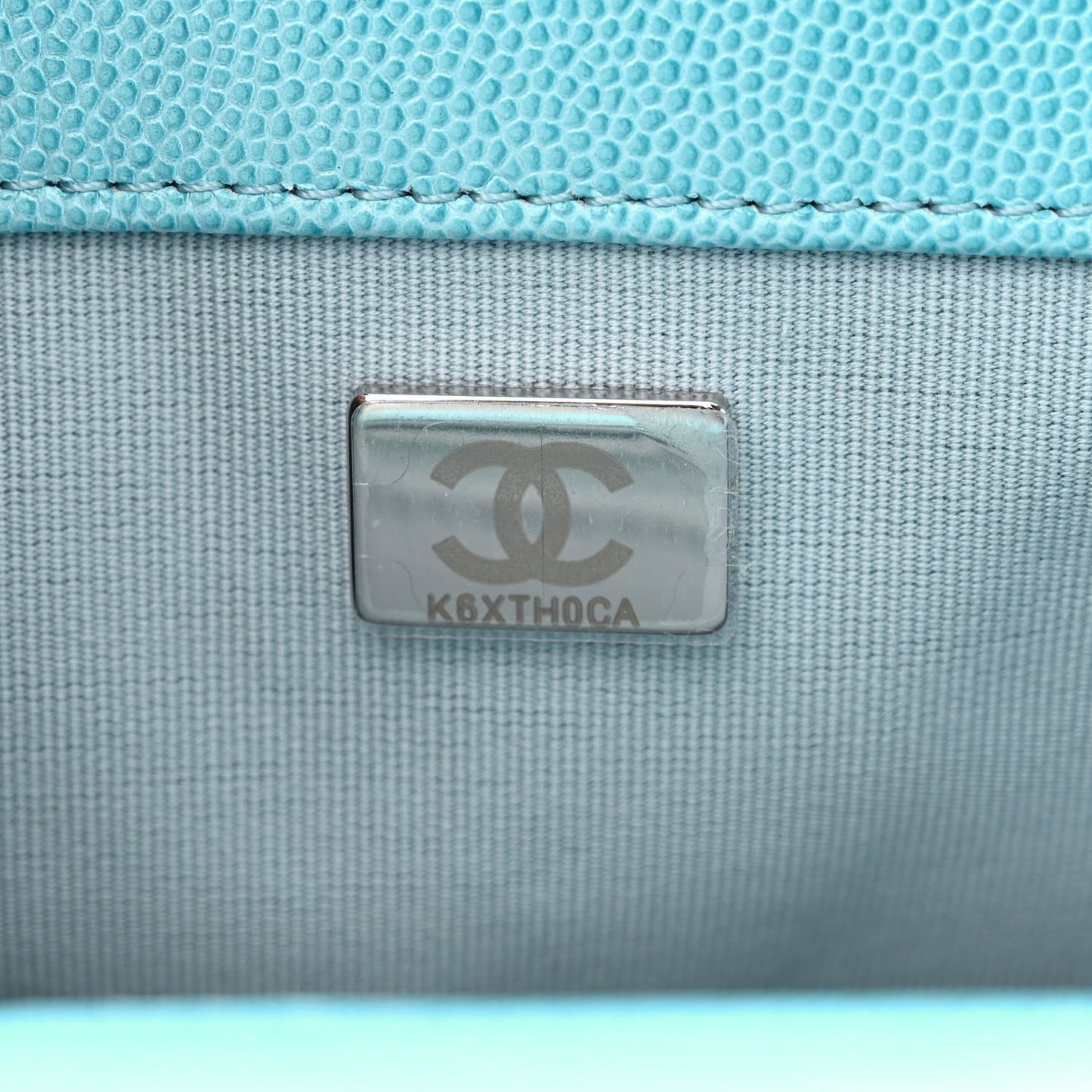Caviar Quilted My Everything Flap Blue