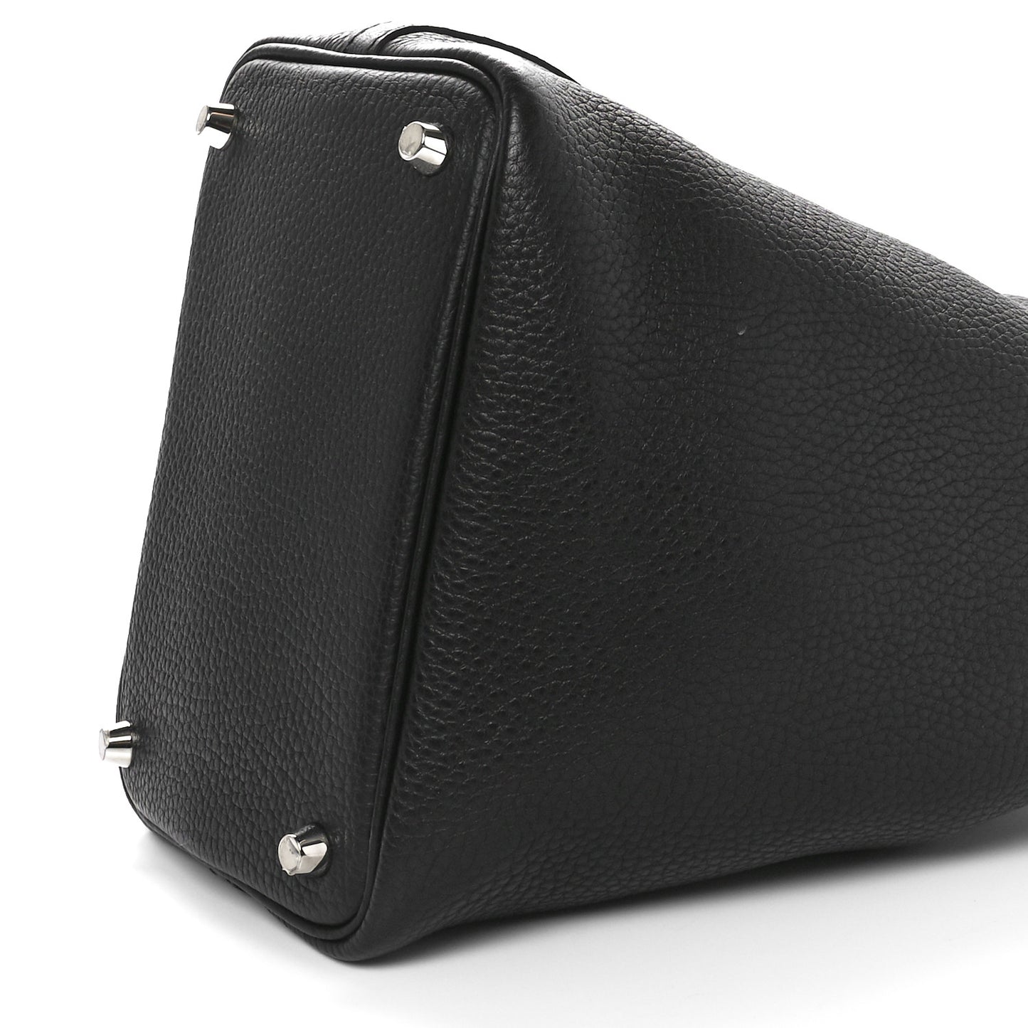 Taurillon Clemence Picotin Lock 18 PM  Black