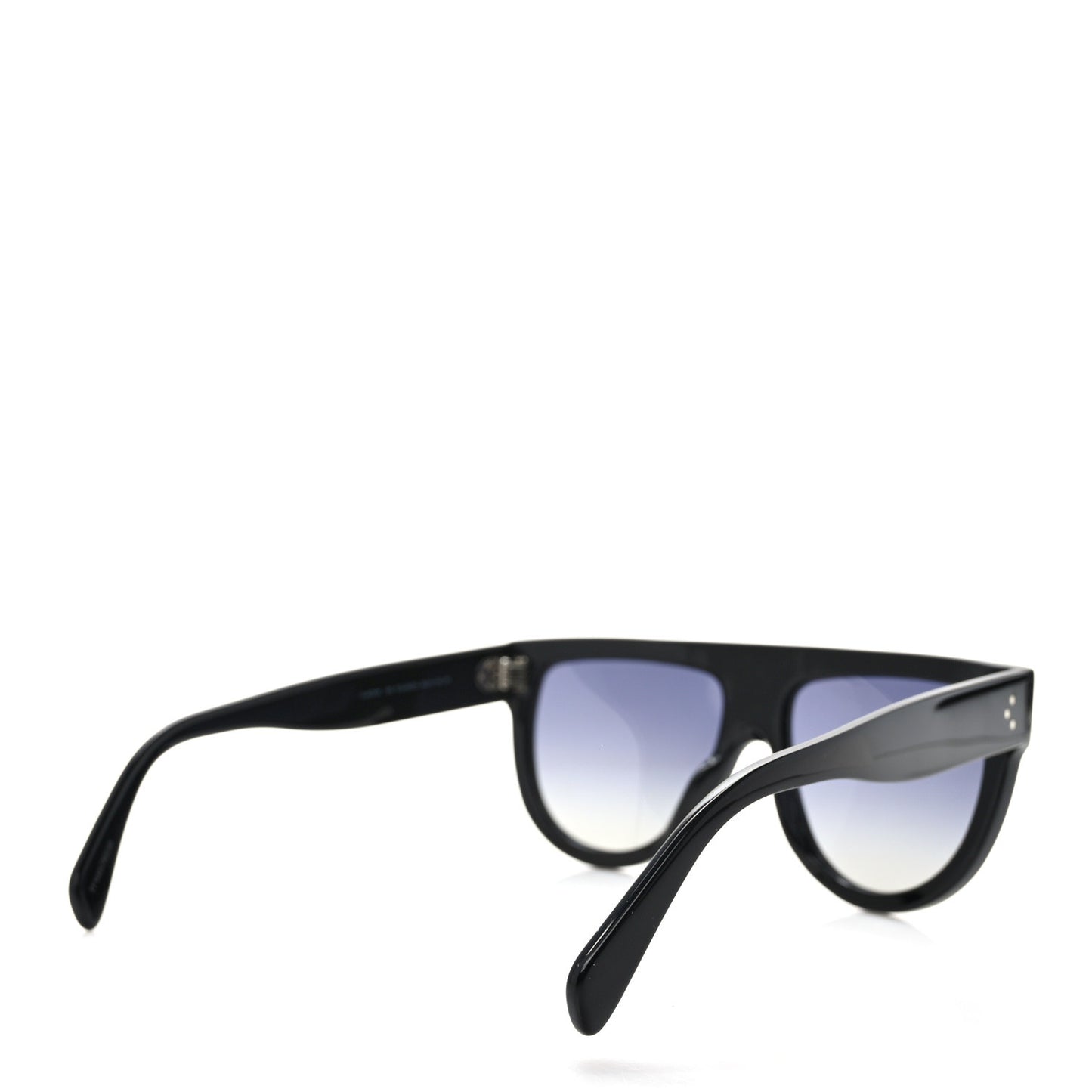 Acetate Polarized Rectangular Sunglasses CL40011N Black