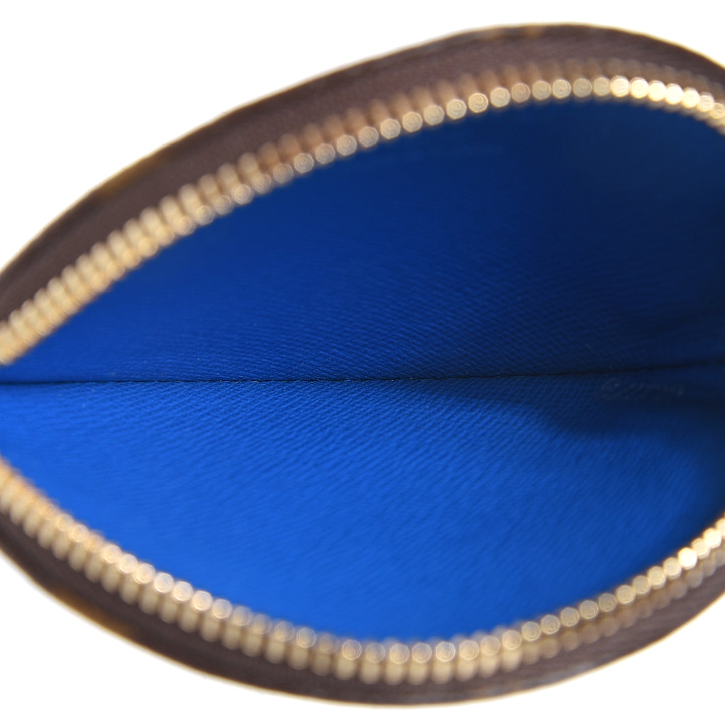 Monogram 2019 Christmas Animation Round Coin Purse Blue
