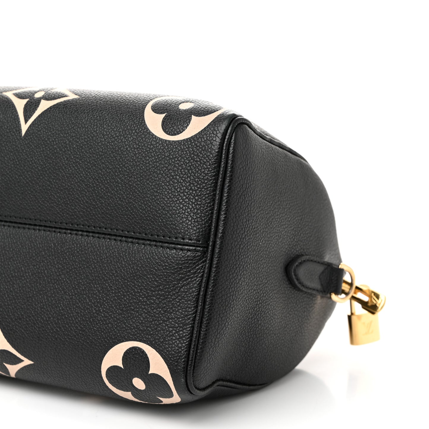 Empreinte Monogram Giant Speedy Bandouliere 25 Black Beige