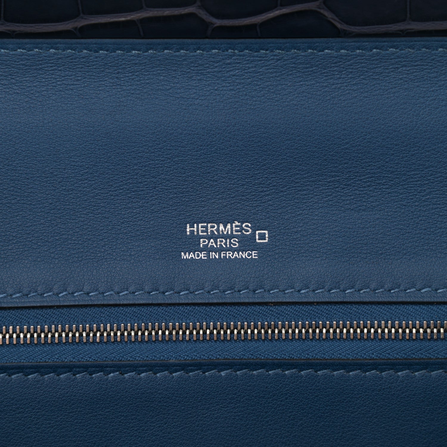 Hermes Togo Matte Alligator Touch 24/24 29 Deep Bleu Bleu Marine 6 of 10