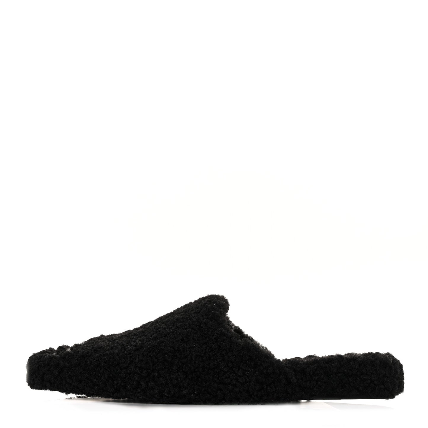 Faux Shearling Cosy BB Mules 38.5 Black
