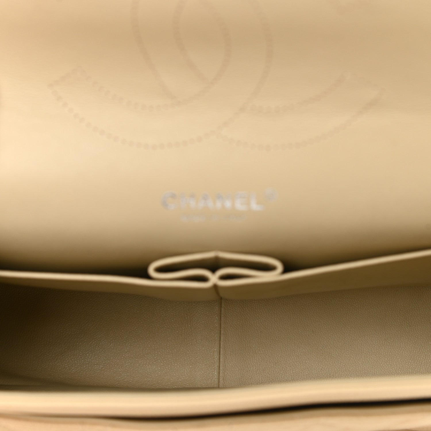Chanel Caviar Quilted Jumbo Double Flap Light Beige 5 of 14