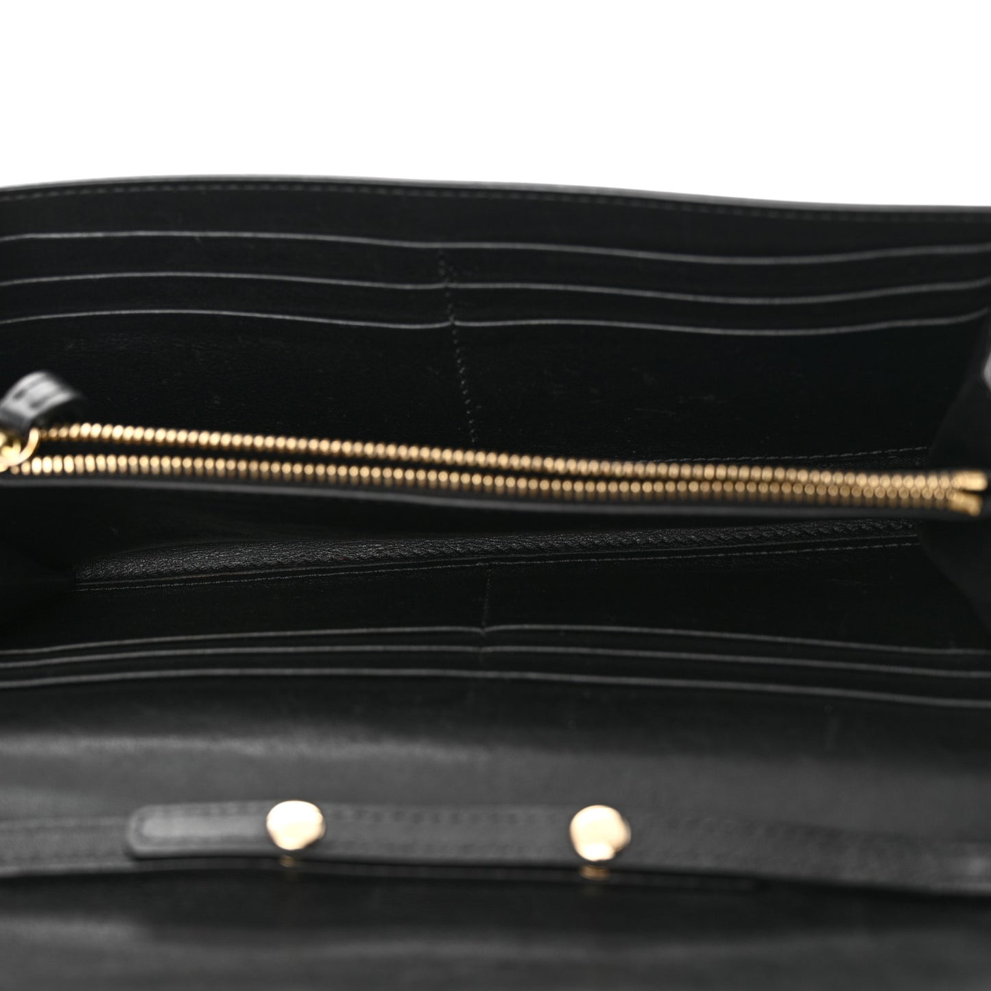 Calfskin House Check Henley Wallet On Chain Black