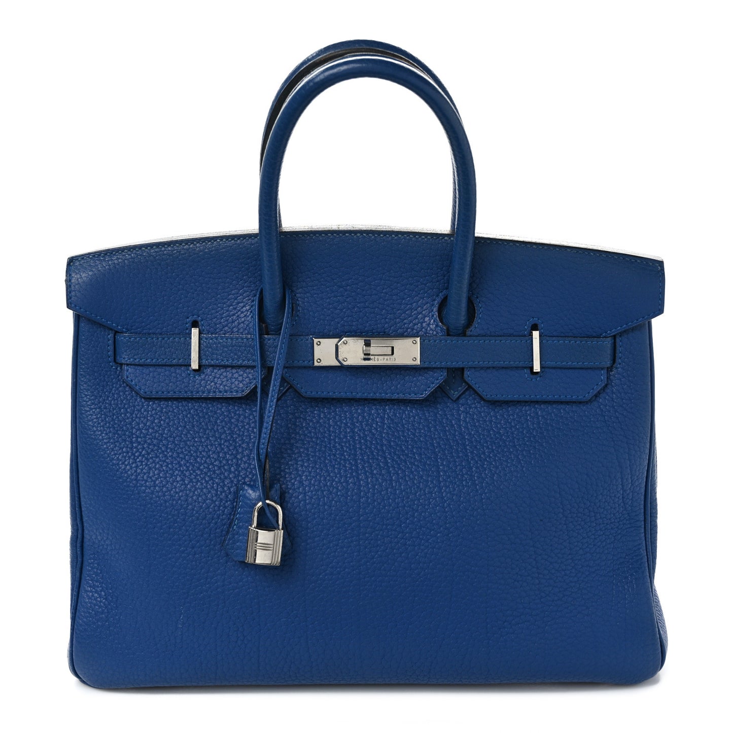 Togo Birkin 35 Bleu Electrique