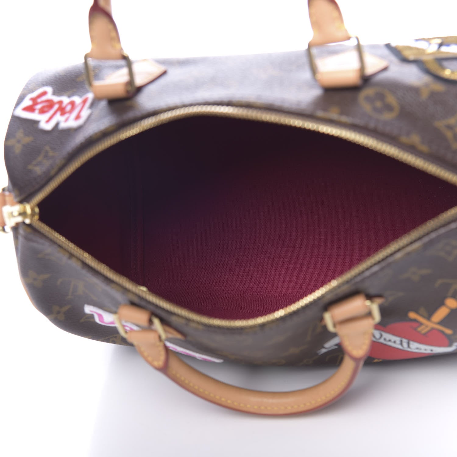 Louis Vuitton Monogram Patches Speedy Bandouliere 30 6 of 12