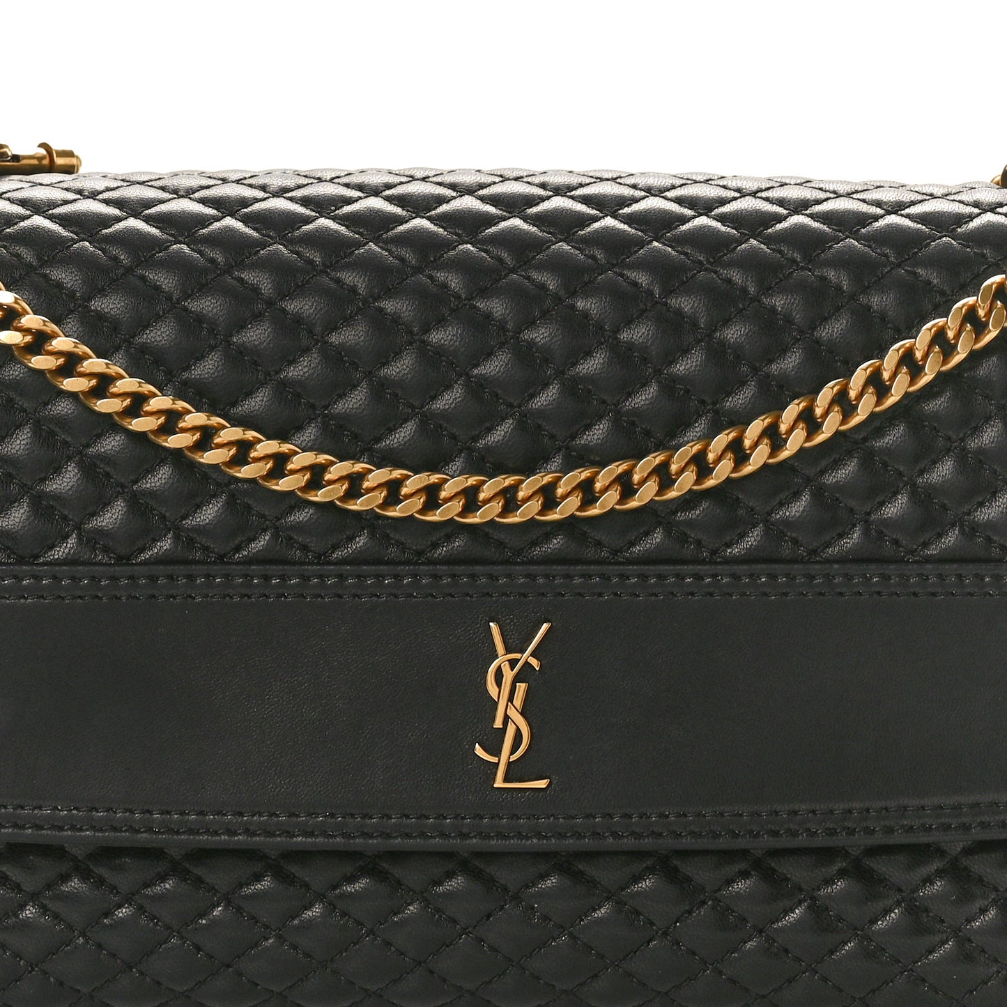 Lambskin Quilted Victoire Shoulder Bag Black
