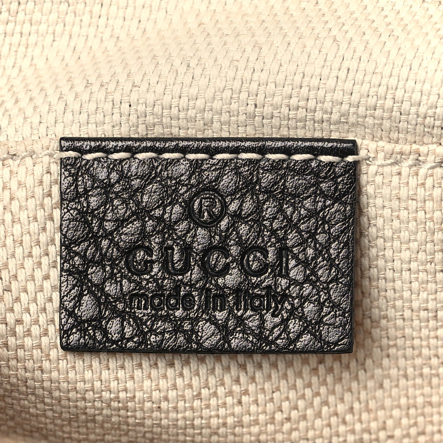 Pebbled Calfskin Small Soho Disco Bag Black