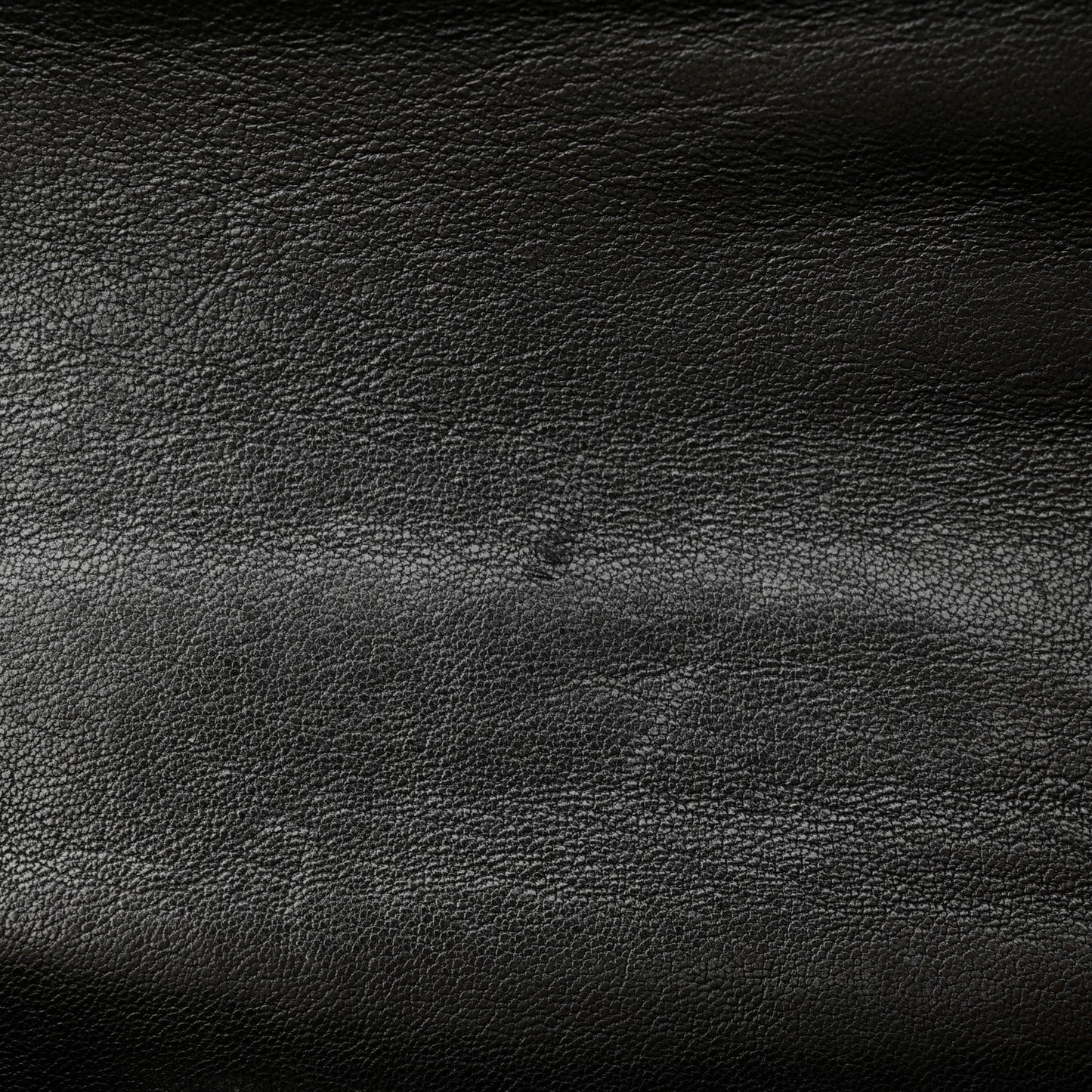 Sheepskin Matelasse Chevron Monogram Large College Satchel Black