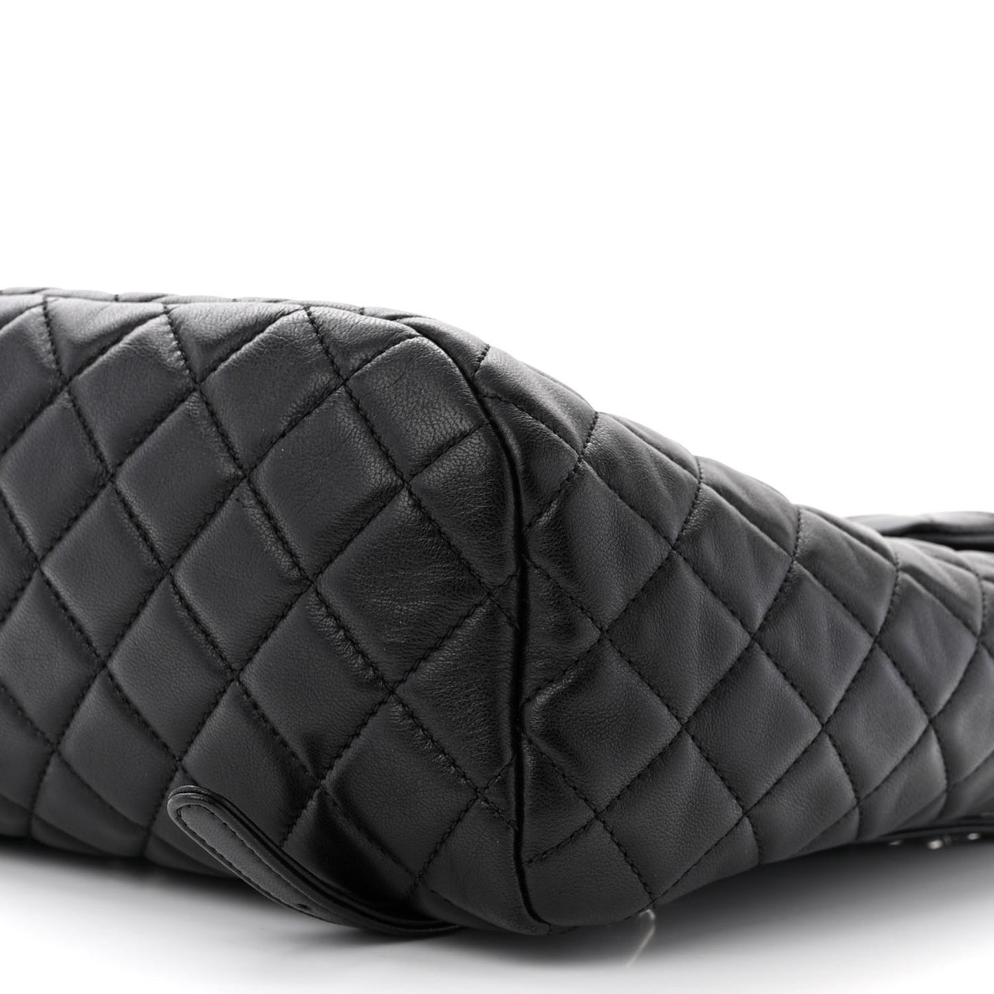Lambskin Quilted Small Urban Spirit Backpack Black