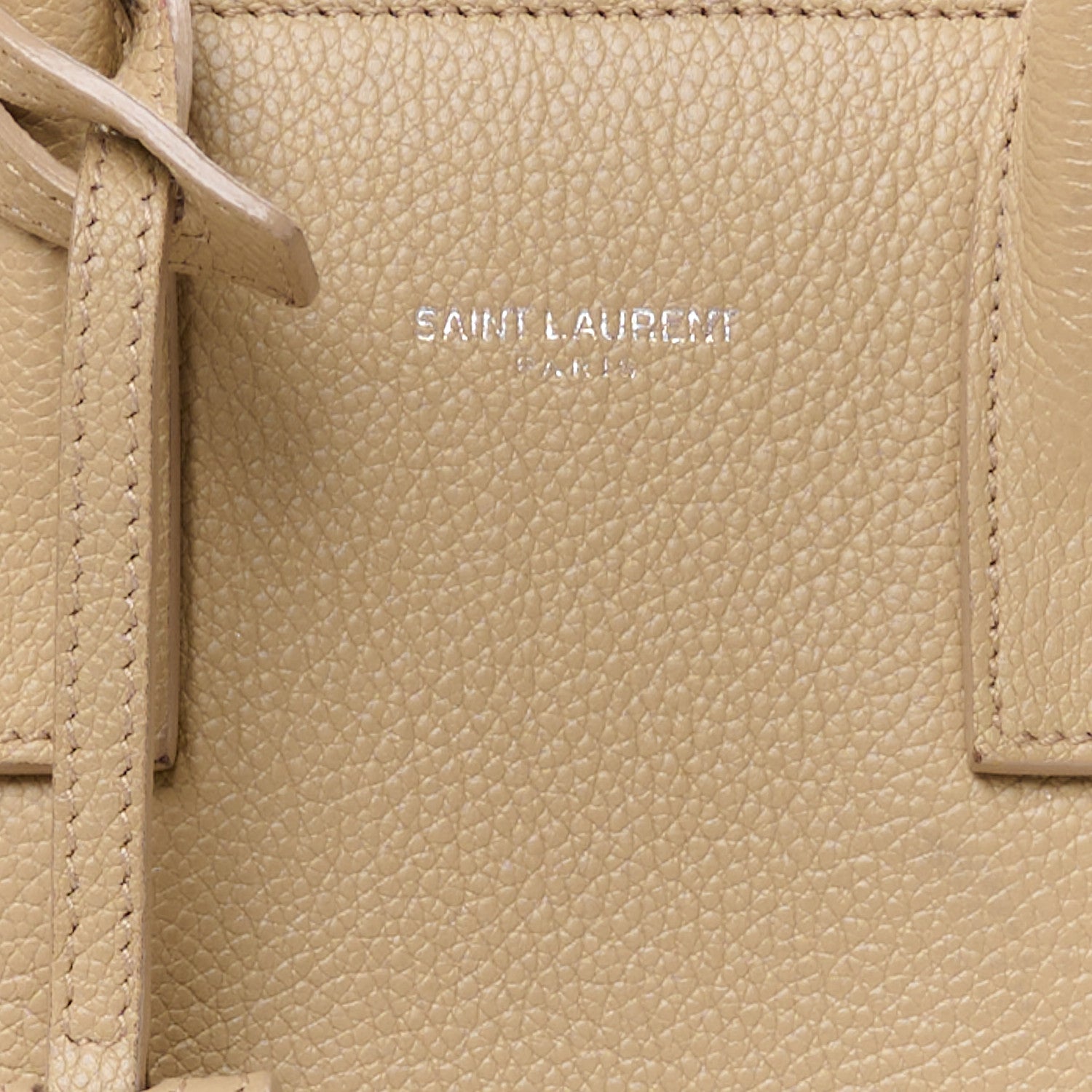 Saint Laurent Grained Calfskin Nano Sac De Jour Dark Beige 8 of 10