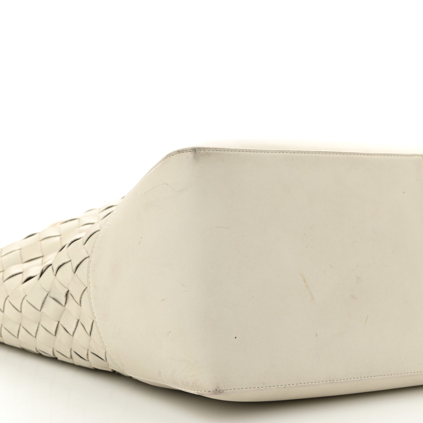 Nappa Intrecciato Tote Bag White