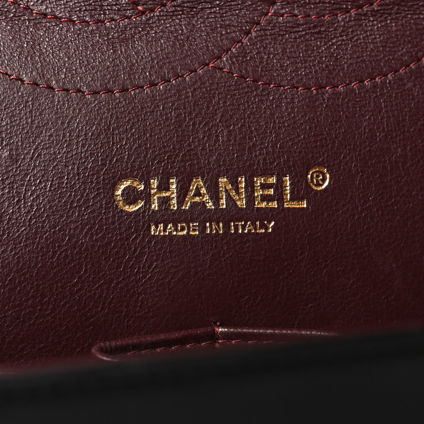 Lambskin Quilted Jumbo Double Flap Black