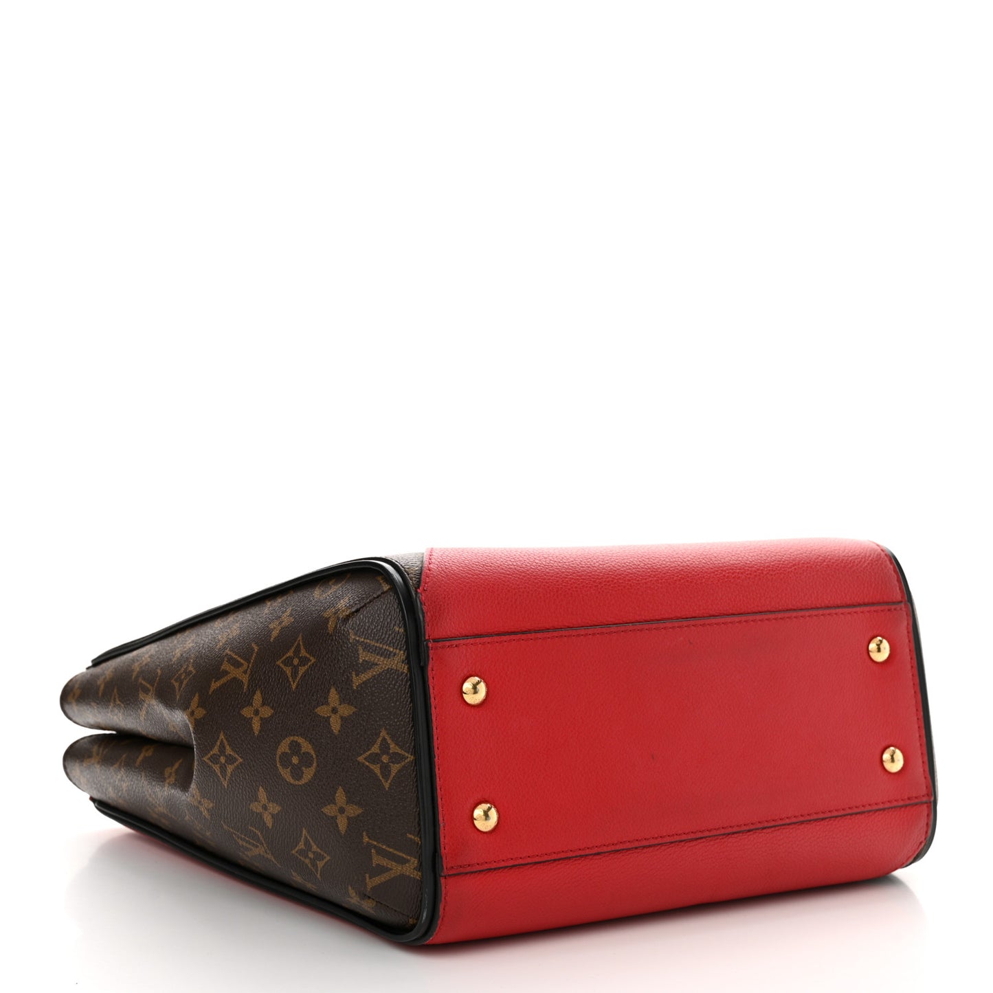 Calfskin Monogram Kimono Tote Cherry