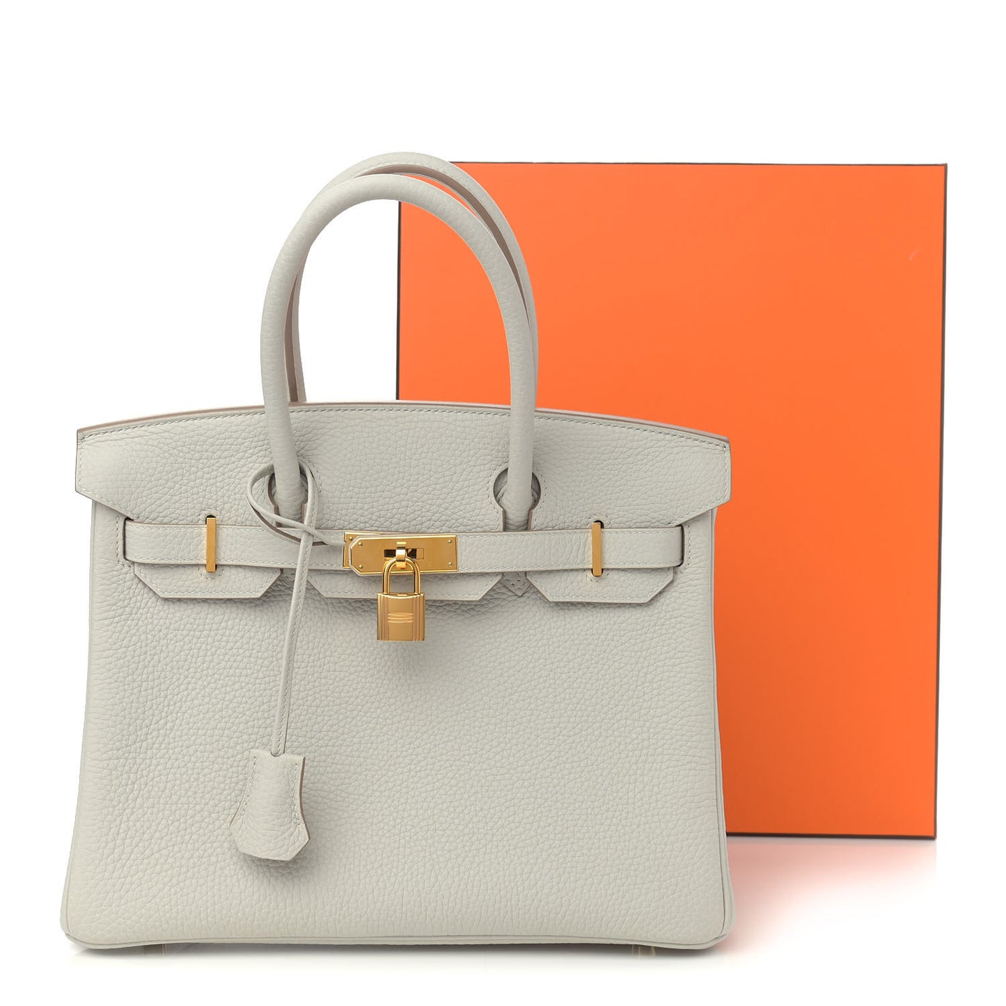 Togo Birkin 30 Gris Perle